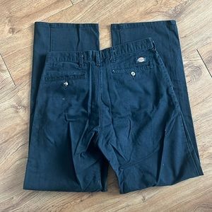 Dickies straight leg black pants!